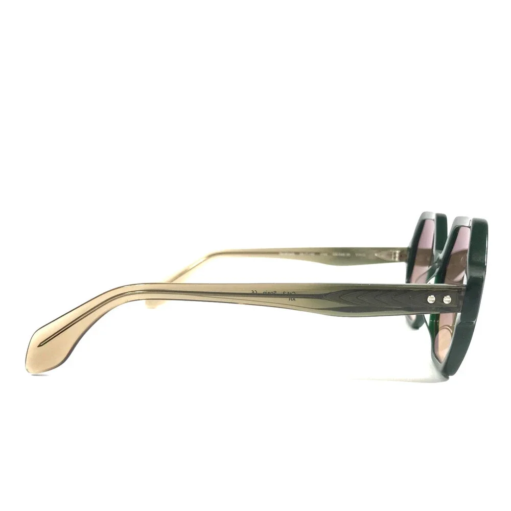 Gigi Studios Sunglasses MAVIE GS1055/30 Green Beige Frames Gradient Brown Lenses